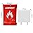 Fire Blanket, Fiberglass Survival Gear for Outdoor Situations, Emergency Retardant Blanket with Fire Suppression Properties, Easy to Use, Ideal for Home Safety and Survival Kits