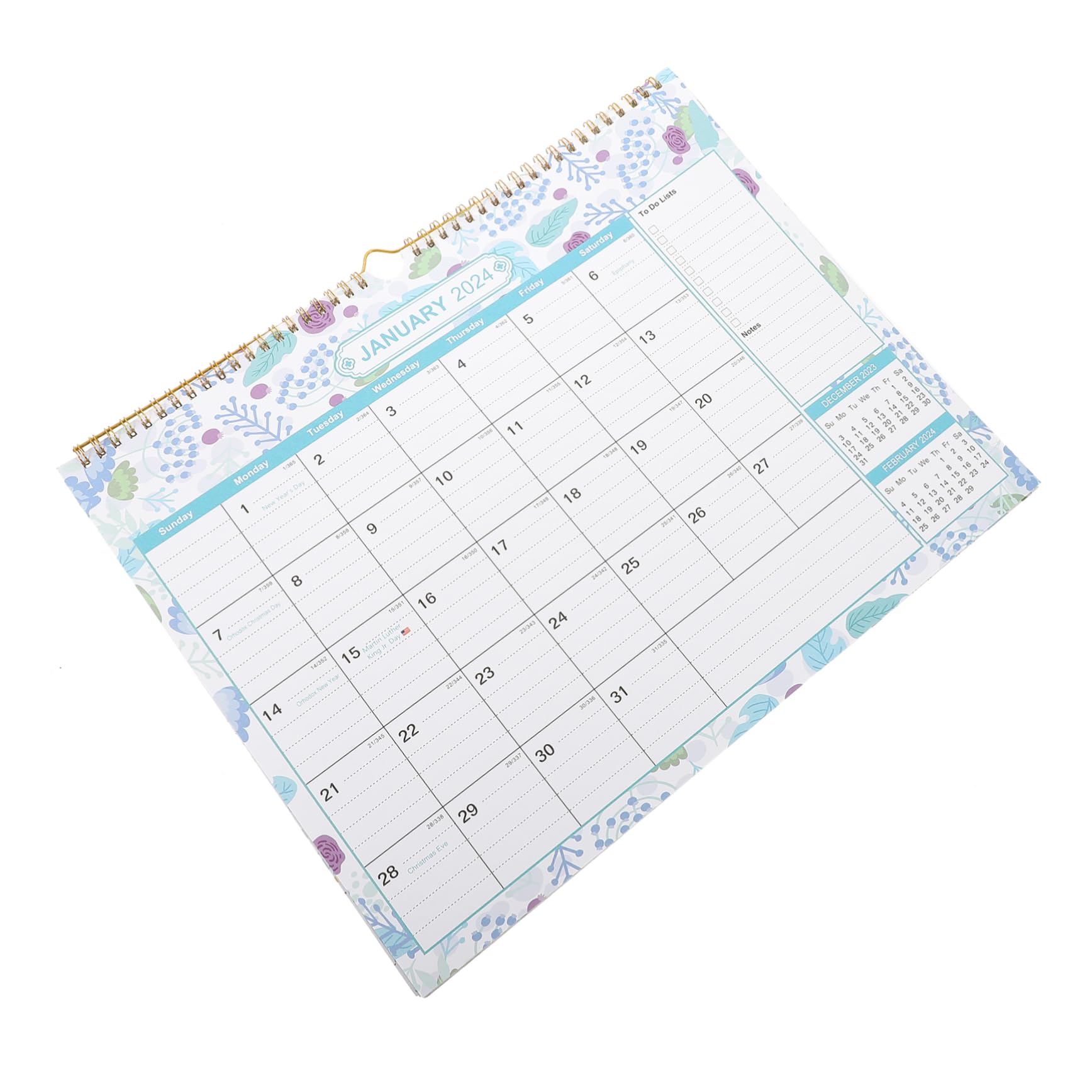 SEWACC 4 Piezas calendario inglés calendario de escritorio suministros para el hogar calendario de pared mensual 2023 calendarios de mesa calendarios mesa calendario de pared mensual 2024