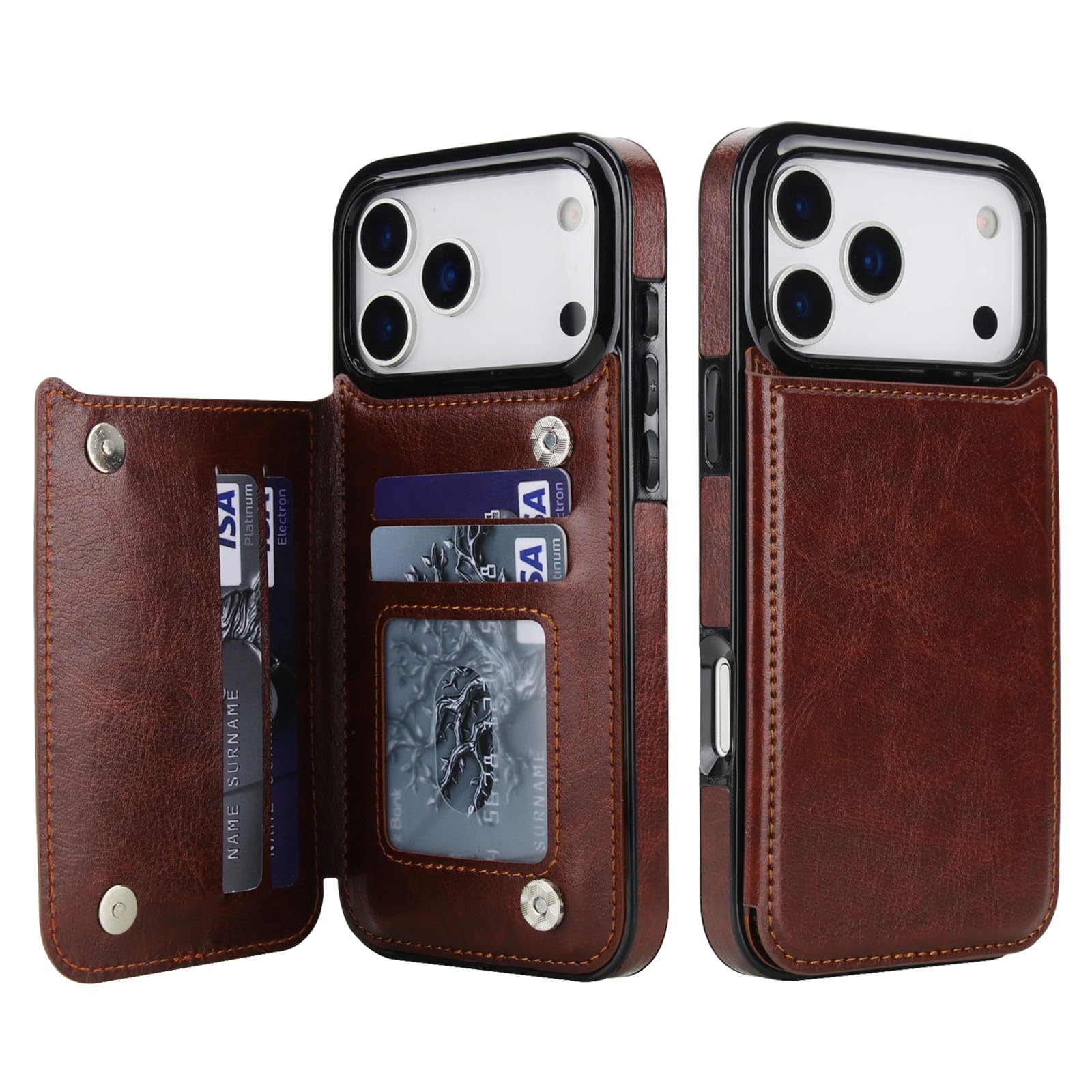 Étui cuir iPhone 14 Plus antichoc à rabat silicone pour protection complète - 8