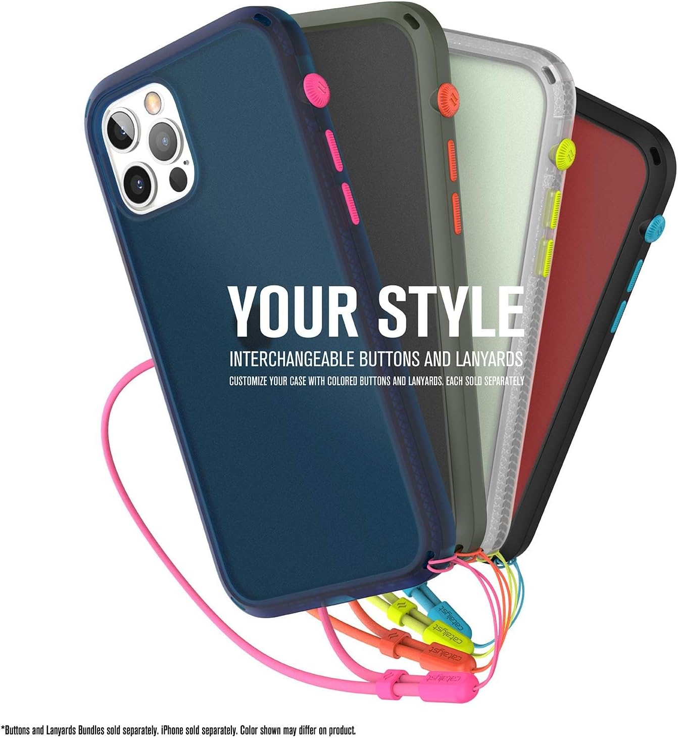 Catalyst Influence Series Case Designed for iPhone 12 Pro Max, Patented Rotated Mute Switch, 10ft Drop Proof, Crux Accessories Attachment System Tactical Green