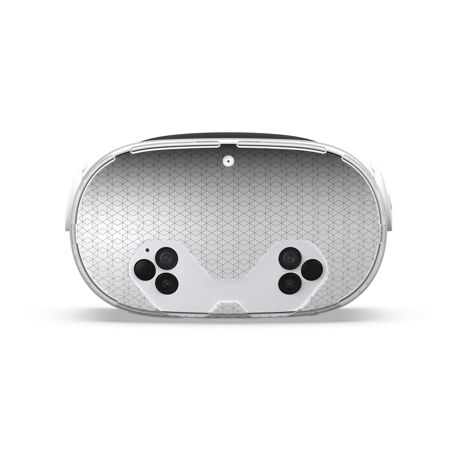 URBAN ARMOR GEAR UAG Made for Meta Quest 3S Case - Snap On IML Hex Design Heat Dissipation Vent Precise Cutouts Transparent MIL-STD Protective Hard Front Shell VR Headset Cover, Scout Clear - Image 4