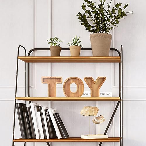 Miniatura 4 de WOOD CITY Alcancía con letras para adultos, niños y niñas, de madera de 9 pulgadas, caja de dinero personalizada, nombre personalizado, regalo
