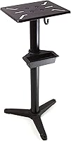 WEN 4288T Bench Grinder Stand with Water Pot - Heavy-Duty 32-Inch Cast Iron Pedestal for Stable Grinding