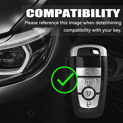 Miniatura 4 de Funda protectora de silicona flexible e impermeable para llavero automotriz con elegante llavero estético compatible con llaveros Ford de 4 a 5