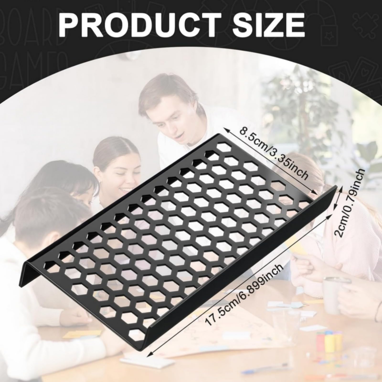 Porte-cartes multifonctions en acrylique pour collectionneurs avec bords lisses et organiseurs de cartes au design simple pour tout décor de vitrine de commerce