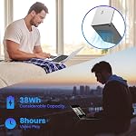 Jumper 16 Inch Laptop, 12th Generation Processor, 1200P IPS Display, 1-Year Office 365, 16GB RAM, 256GB Storage, Windows 11 Computer, Turbo Boost 3.6GHz, Type-C, for Business and Students, Grey