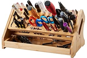 Bamboo Screwdriver Organizer Rack - the Perfect Desktop Tool Holder