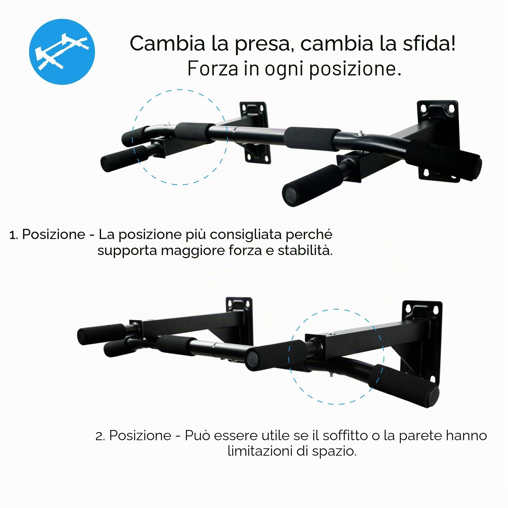 OcioDual Sbarra Trazioni, Sbarra Trazioni a Muro, Attrezzi Palestra Casa, Barra per Trazioni, Palestra Multifunzione, Home Gym, Barra Trazioni, Rack Palestra, Sbarra per Trazioni, Pull Up Bar