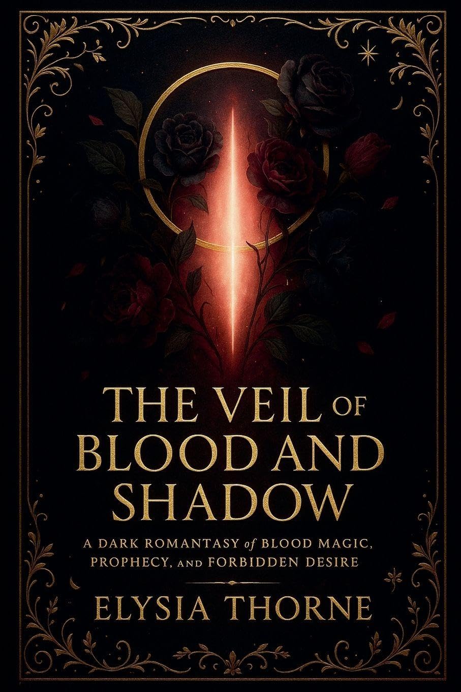 The Veil of Blood and Shadow: A Dark Romantasy of Blood Magic, Prophecy, and Forbidden Desire