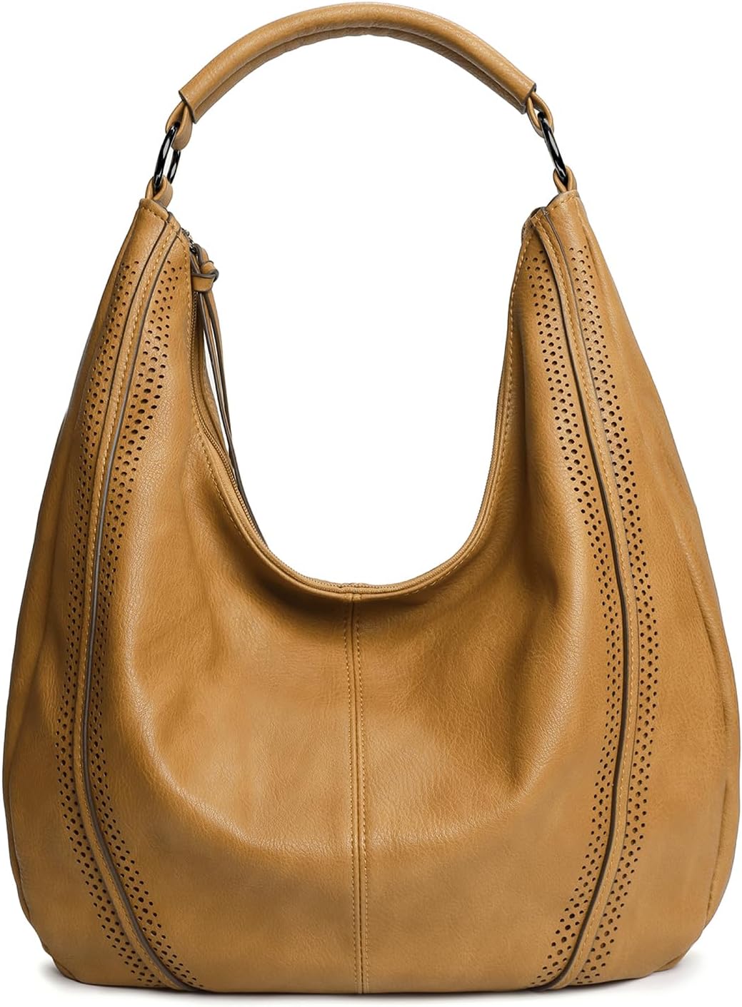 KILAMAL Hobo Shoulder Bag Soft Leather Tote Purse with Adjustable Crossbody Strap Handbag for Work, Travel and Daily Use