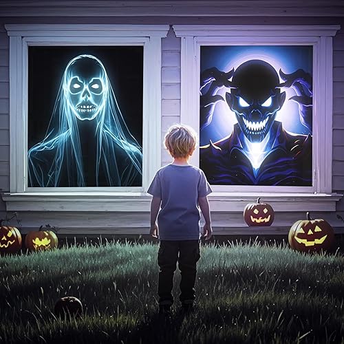 Miniatura 3 de Material de la pantalla de proyección trasera holográfica pantallas de proyección de interiores de 44 x 75 pulgadas, proyectores de Halloween,