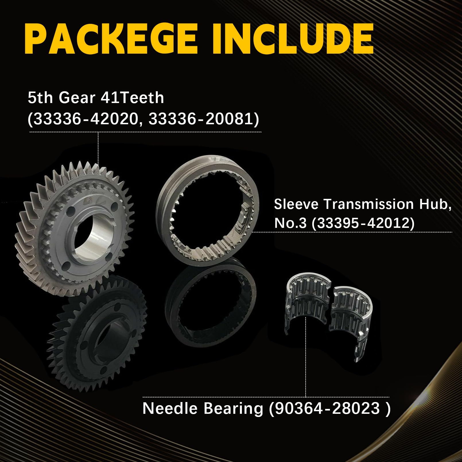 Amazon.com: 33336-42020 5th Gear Repair Kit With Hub 41 Teeth