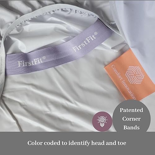 Miniatura 2 de Dreamfit DreamComfort - Lujoso protector de colchón impermeable con absorción de humedad StaDry, microfibra cepillada fina y diseño transpirable,