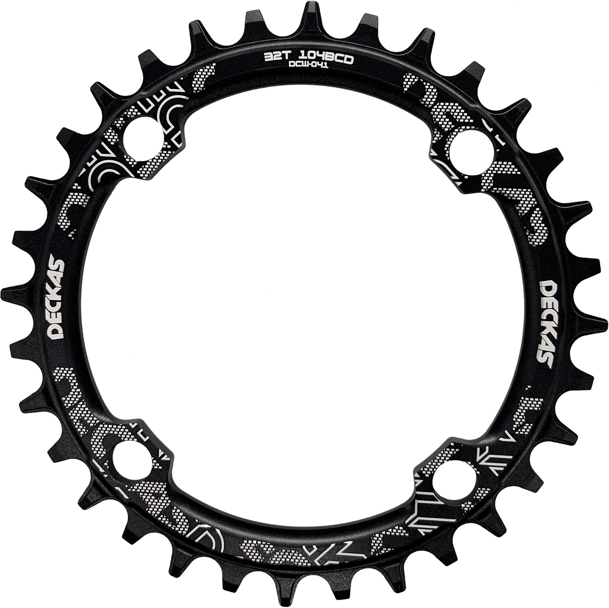 Round Oval Chainring 104BCD 32T 34T 36T 38T Narrow Wide Chainring for 6 7 8 9 10 11 12 Speed Chains