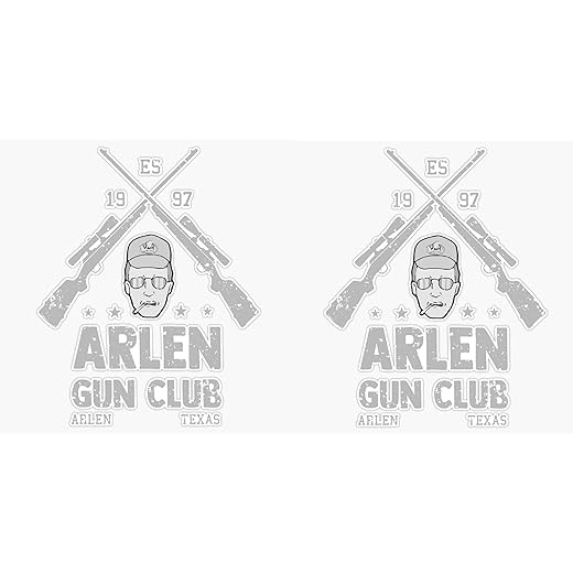 Arlen Gun Club Decal Vinyl Bumper Sticker