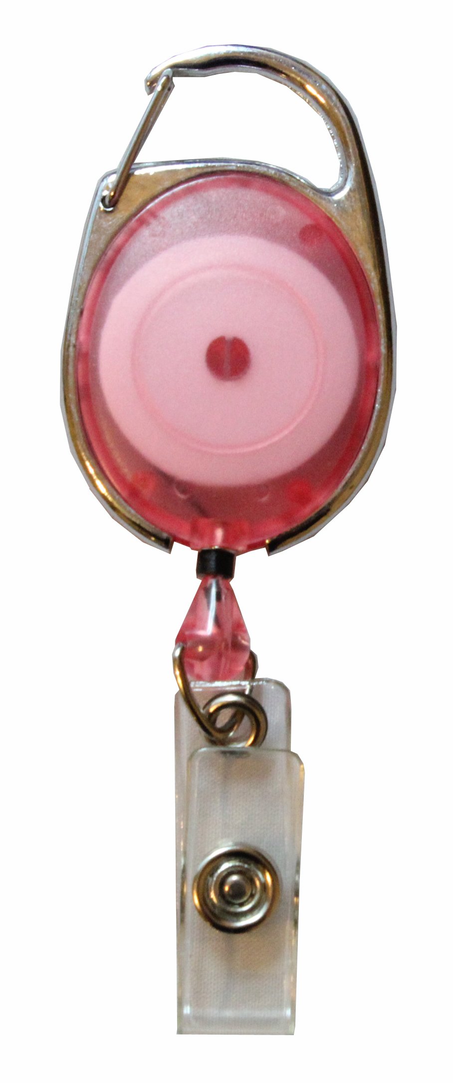 Customcard ltd® 6 x Premier Pink Yo Yo Badge Reel Identity ID Card Pass Badge Holder