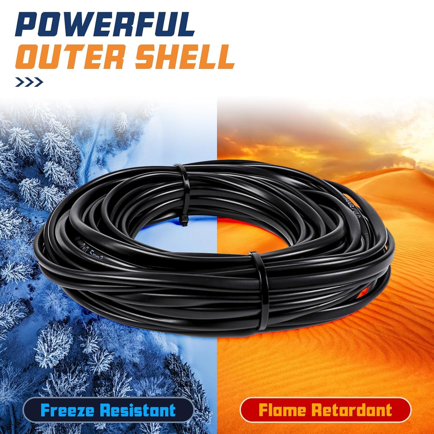 Cavo Elettrico Auto/Rimorchio 2x1.5mm² - 5m Cavo Piatto Per Impianti Elettrici Veicoli - Foto 5