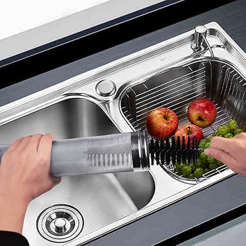 Miniatura 2 de Filtro de malla para cerveza, filtro de cesta de colador de araña, filtro de malla de acero inoxidable 304 con cepillo de limpieza, filtros de