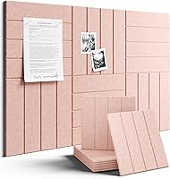 Vista 65 de FLUXYNARA - Tablero de anuncios de fieltro 48 x 36 pulgadas, alternativa al corcho, paquete de 12, 70 lengüetas adhesivas, panel de pared grueso