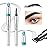 Eyebrow Pencil Eyebrow Microblading Pen Micro 4 Point Brow Pen Lift & Snatch Eyebrow Eye Makeup Long-Lasting Waterproof & Smudge-proof Natural Eyebrow Hair (Black)