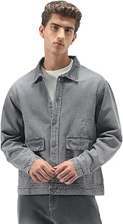 Urbano Fashion Men's Relaxed Fit Full Sleeve Utility Denim Jacket Price In India