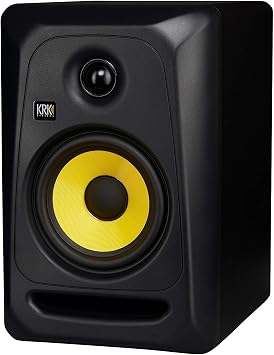 KRK Classic 5 Professional Bi-Amp 5 Powered Studio Monitor (2 Speakers) Pair + Pair of XLR Cable + Gravity Phone Holder