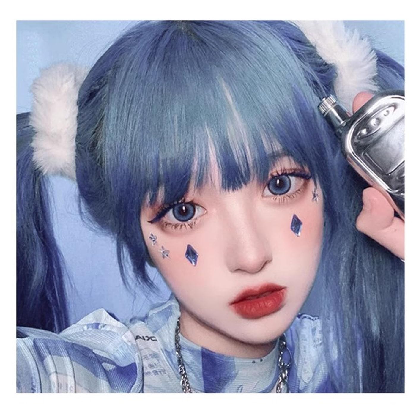Amazon.co.jp: LUYING シュシュ ボリューム ヘアゴム ファー ファー