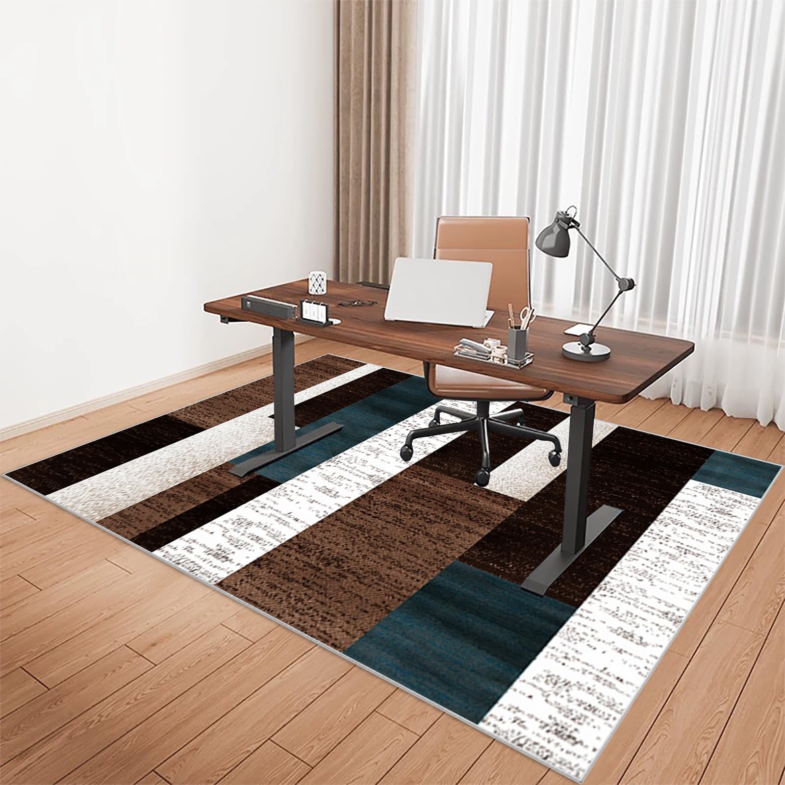 Desk Chair Mat - Chair Mat Office Chair Mat for Hard Floor - Gaming Chair Mat for carpet floors Non Slip - Low Pile Multi-Purpose Hard Floor Protector for Home and Office Anti-scratch 60 x 90 cm