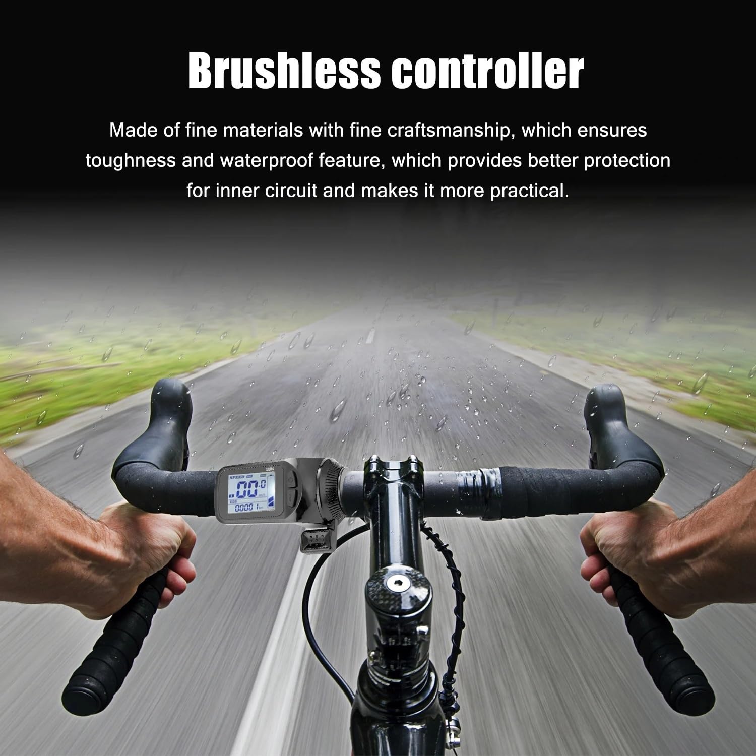 Centralina Monopattino Elettrico 24V-48V/36V-60V 350W Biciclette Elettriche Scooter Controller Motore Display Pollice Acceleratore EBike Controller Brushless Parte Brushless Motor Controller(B 24V 250
