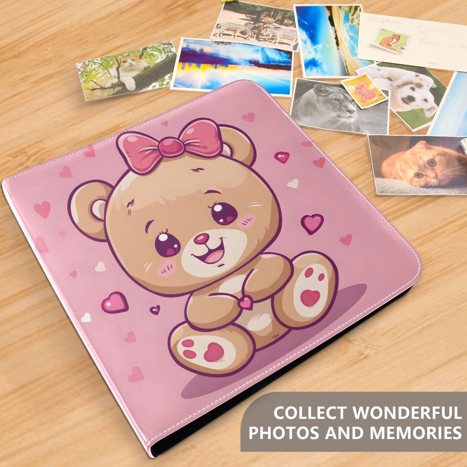 Creative Memories Scrappie the Bear アルバム Amazon.com: JIPONI Cute Teddy Bear Girl Large Photo Album, DIY