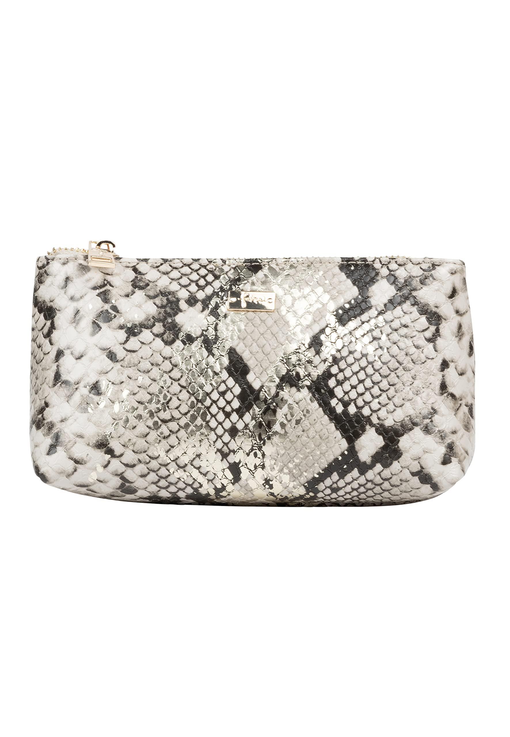 FENIA Women's Cosmetic Bag 25925853-FE02, Beige Multicoloured, One Size, Beige Multicolour., One Size, Classic