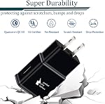 Adaptive Fast Charging Block USB Wall Charger, Swadaws 2-Pack Travel Quick Charger Adapter Compatible with Samsung Galaxy S22/S21/S20/Ultra/Note 20/10/S10 S10e S9 S8 S7 S6 Edge Plus Active, Note 5/8/9