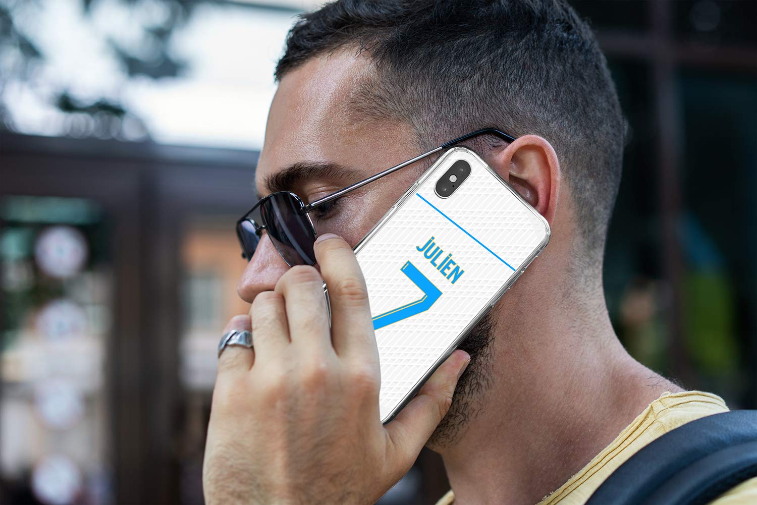 MYCASEFC Custodia Per Telefono Inter Milano Personalizzabile – Silicone TPU, Scegli Nome E Numero (Sony Xperia XA1) - 2