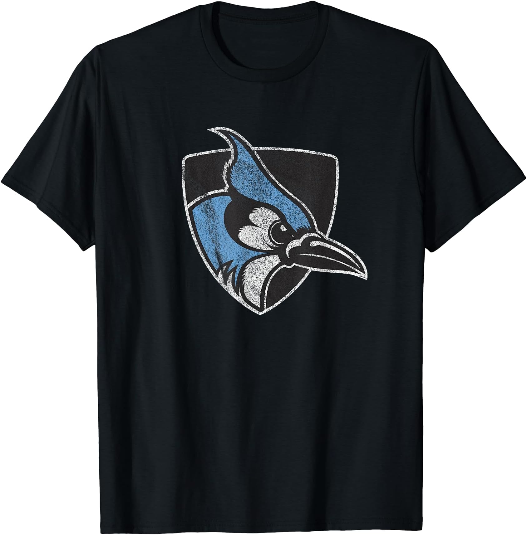 Johns Hopkins University Blue Jays Distressed Primary T-Shirt