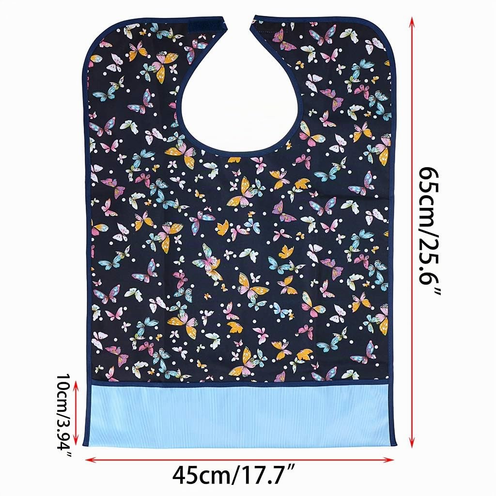 BTSKY Baberos impermeables reutilizables para adultos