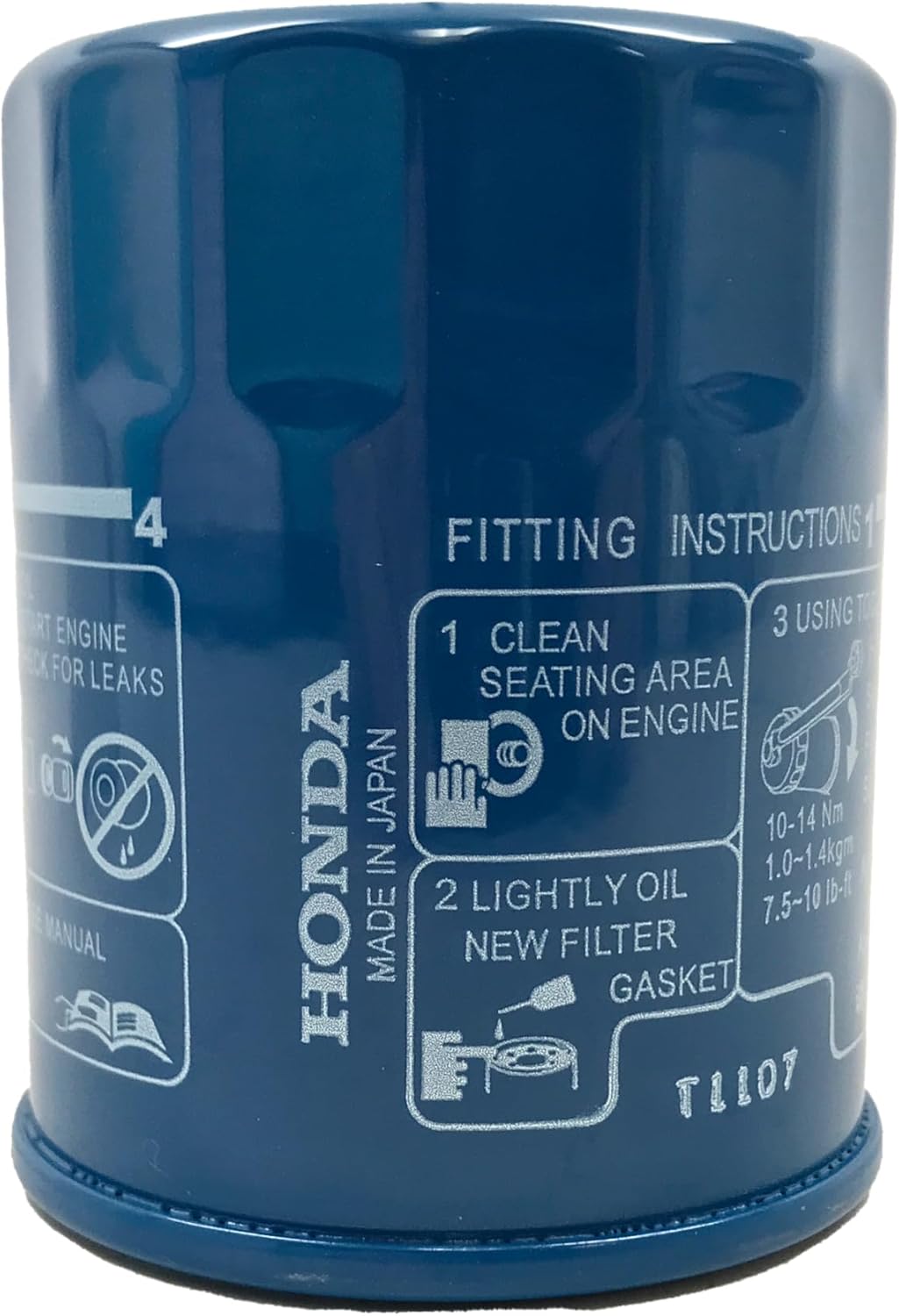 Genuine Oil Filter 15400-RTA-003 | Compatible with Honda Acura vehicles | Made in Japan | OEM | 3 Pack Bundle with APSG Drian Plug Gasket/Crush washers | REF: 15400-PLM-A02 / 15400-PLM-A01