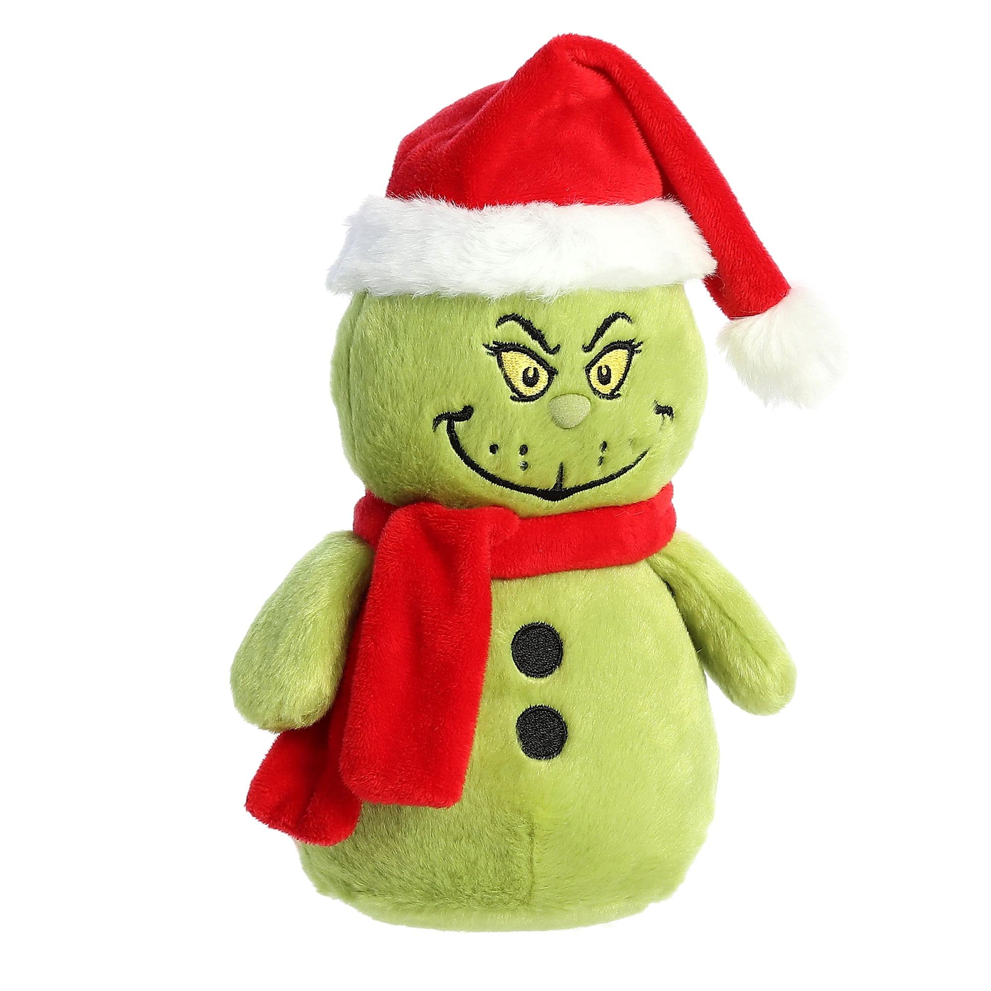Amazon.com: Aurora® Whimsical Dr. Seuss™ Grinch Snowman Stuffed