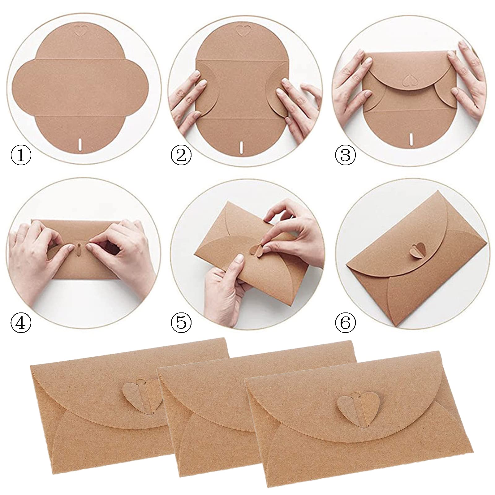 ENVELOPPE,platinum--Enveloppes En Papier Vintage Irisé, En Forme De Cœur, Avec Timbre Doré ENVELOPPE,platinum--Enveloppes En Papier Vintage Irisé, En Forme De Cœur, Avec Timbre Doré