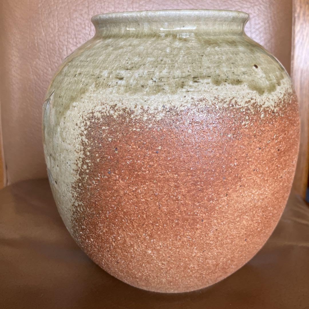 Amazon.co.jp: 火色草花花入 花瓶 和風 茶色 ブラウン系 壺型 Amazon.co.jp: 火色草花花入 花瓶 和風 茶色 ブラウン系 壺型