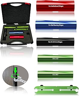 6 Piece Door Hinge Adjustment Tool, HA1234 Hinge Gap Adjusting Wrench, Hinge Fixing Tool, Hinge Repair Kit for Fixing Sagging Doors