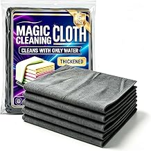 Magic Cleaning Cloth 5-Pack Reusable Lint Free Cleaning Towels