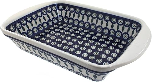 Miniatura 6 de Blue Rose - Panadero rectangular grande con asas