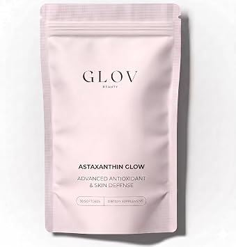 Glov Beauty Astaxanthin Glow Antioxidant Skin Supplement Softgels