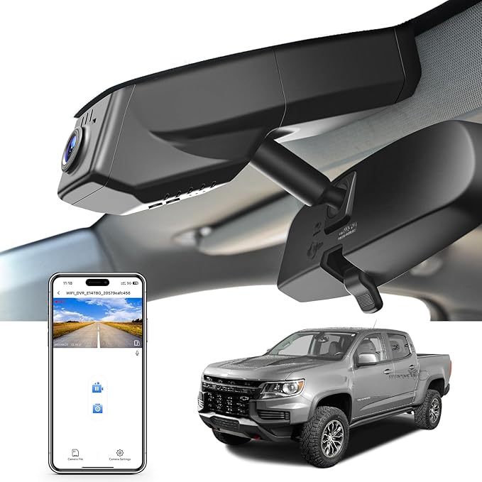 Mangoal 4K Dash Cam for 2015-2022 Chevy Colorado