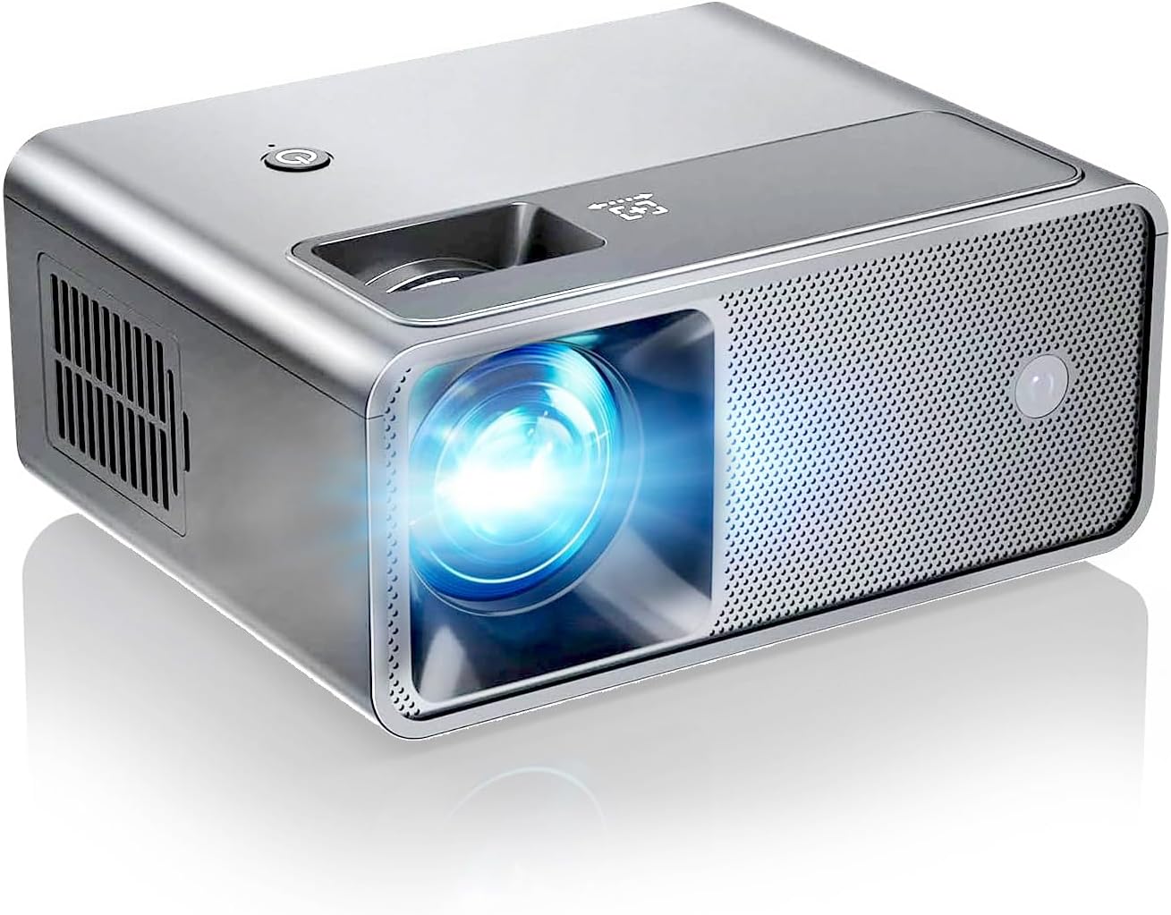 ELEPHAS Mini Projector, Native 720P and 500 ANSI Video Projector, Movie Projector Compatible with Smartphone/Tablet/Laptop/PC/TV Stick