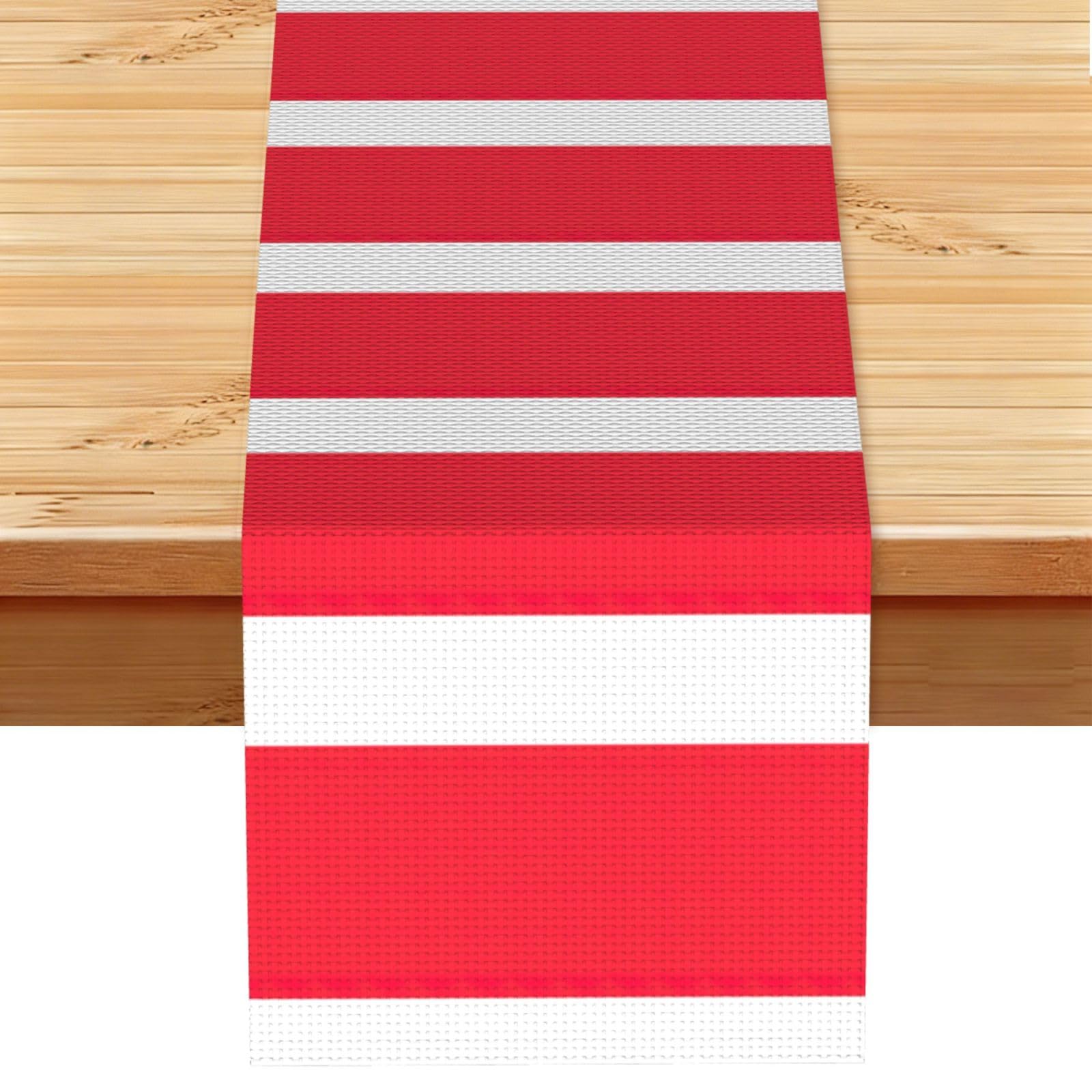 Austrian flag Vintage Style Table Runner 13x72in, Soft Printed Centerpieces for Tables, Kitchen, Countertops & Dining Area Home Decor