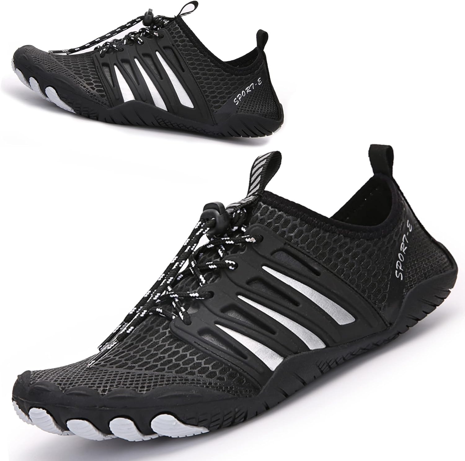 Water Shoes Aqua Sports Shoe Women Men Barefoot Water Shoes Unisex Quick Drying Trail Running Shoes Gym Fitness Trainers for Beach Yoga Swim Surfing Diving Boating Pool