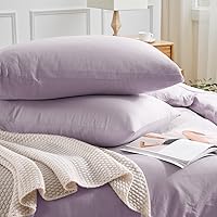 Vista 158 de NEXHOME PRO Funda de edredón Twin XL 100% algodón lavado, transpirable, duradera, texturizada, similar al lino, juego de ropa de cama para el hogar