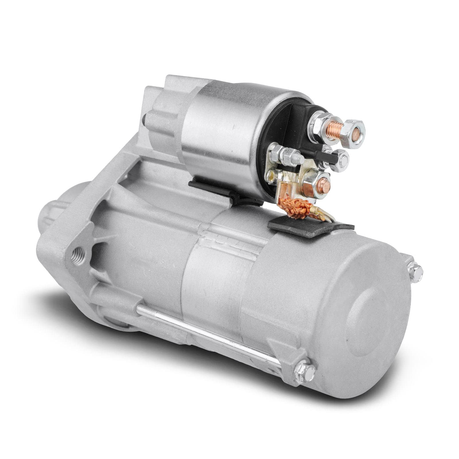 Frankberg Motor de arranque para automóvil Diesel 1,7 KW/12 V/10 dientes Compatible con X3 E83 Serie 3 Touring E46 Serie 1 E87 Serie 5 Touring E61 Serie 5 E60 Replace# 32801,D7G4