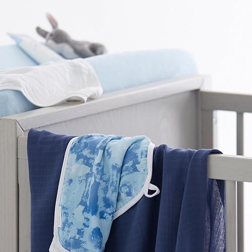 Miniatura 5 de HonestBaby Juego de sábanas bajeras clásicas para cuna, 100% algodón orgánico para bebés, niños y niñas, neutro, paquete de 2 unidades, patrón de